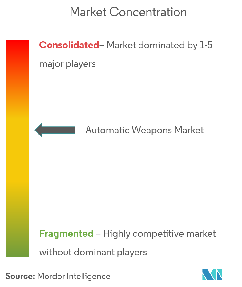 Automatic Weapons Market Concentration